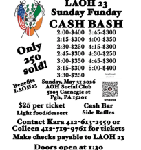 Cash Bash Funday LAOH